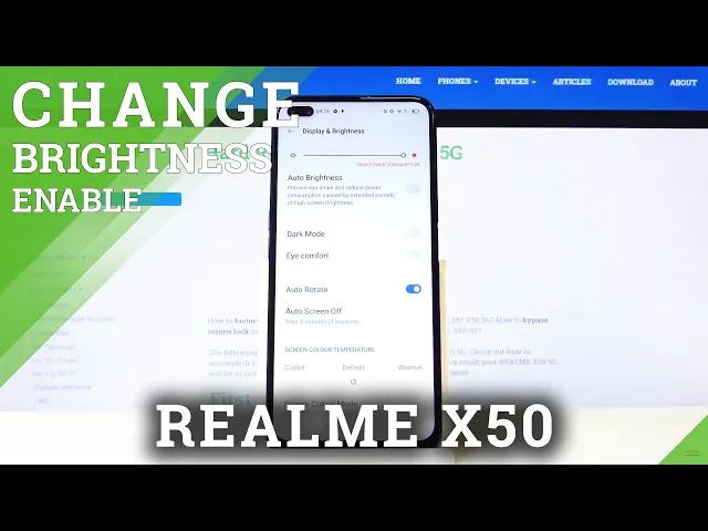Video thumbnail for How to Enable/Disable Adaptive Brightness in Realme X50 5G – Locate Auto Brightness Option