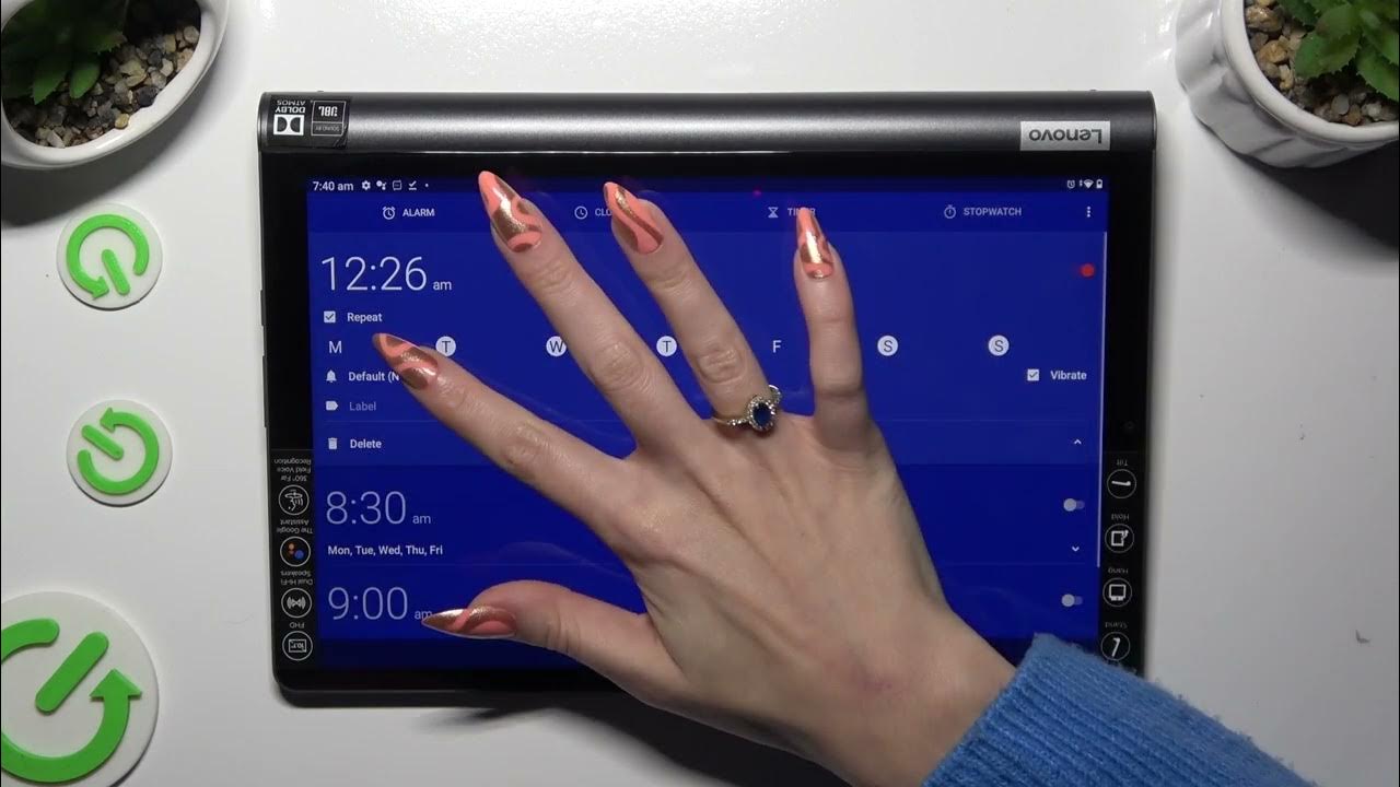 Video thumbnail for How To Set Up Alarm Clock On LENOVO Yoga Smart Tab YT-X705F?