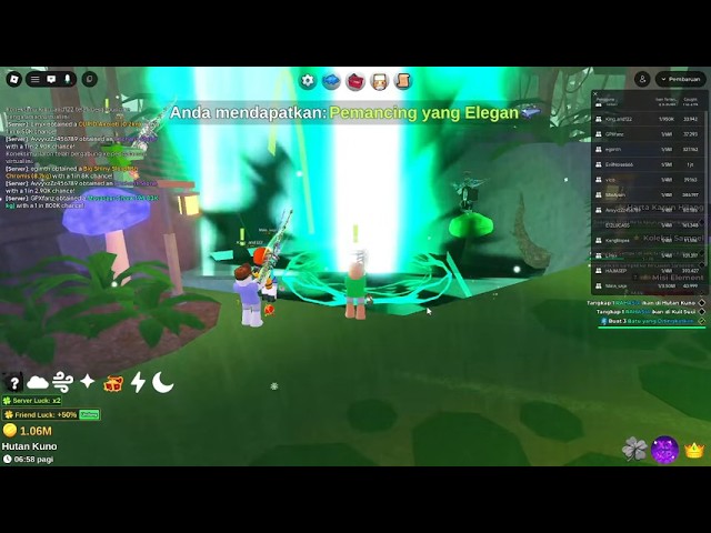 Video thumbnail for 250K Luck PURPLE BLODMOON - Fish It H.14