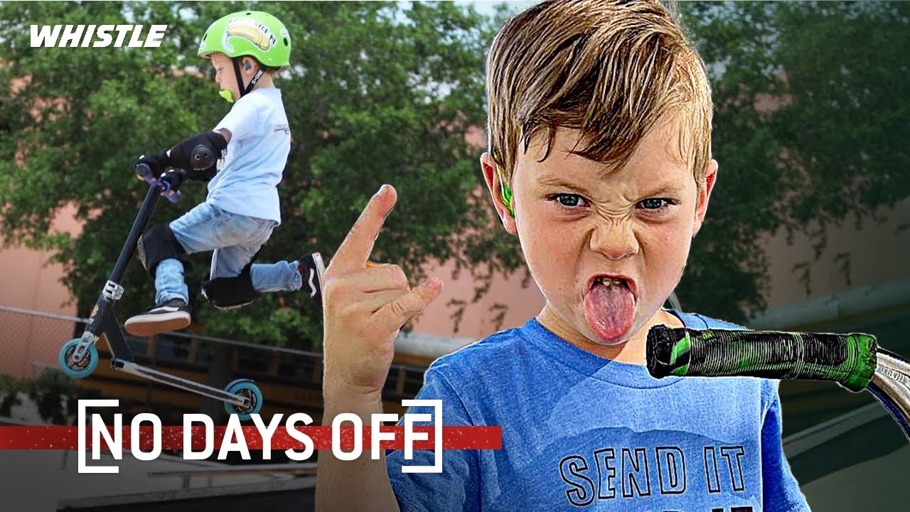 Video thumbnail for 6-Year-Old YOUNGEST Stunt Scooter Rider | Krazy Kai