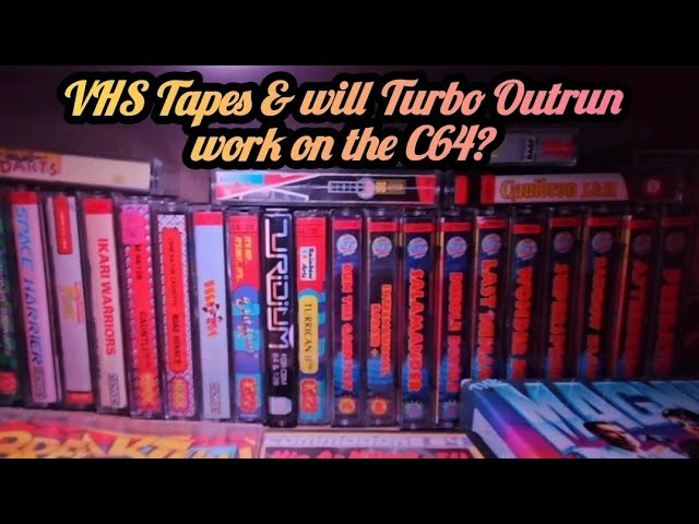 Video thumbnail for VHS tapes, and will Turbo Outrun finely work?