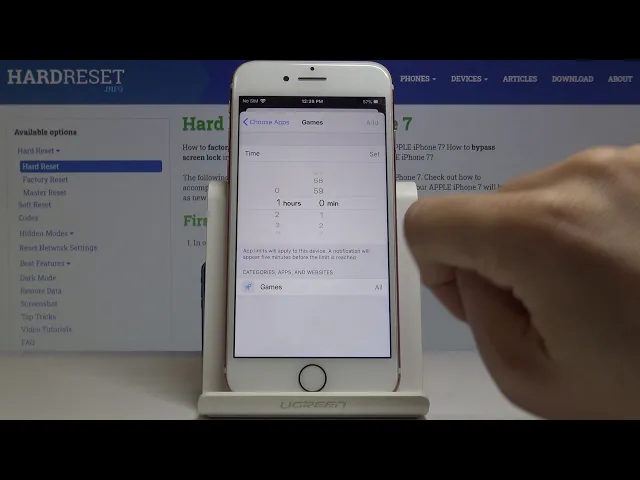 Video thumbnail for How to Activate Time Limits for Apps on iPhone 7 – Set App Time Limits