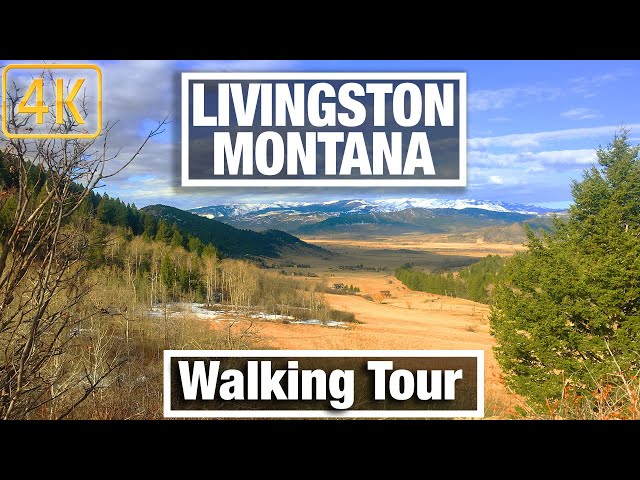 Video thumbnail for 4K City Walks - Livingston Montana USA - April 20 - Suce Creek Road - Virtual Treadmill Scenery Walk