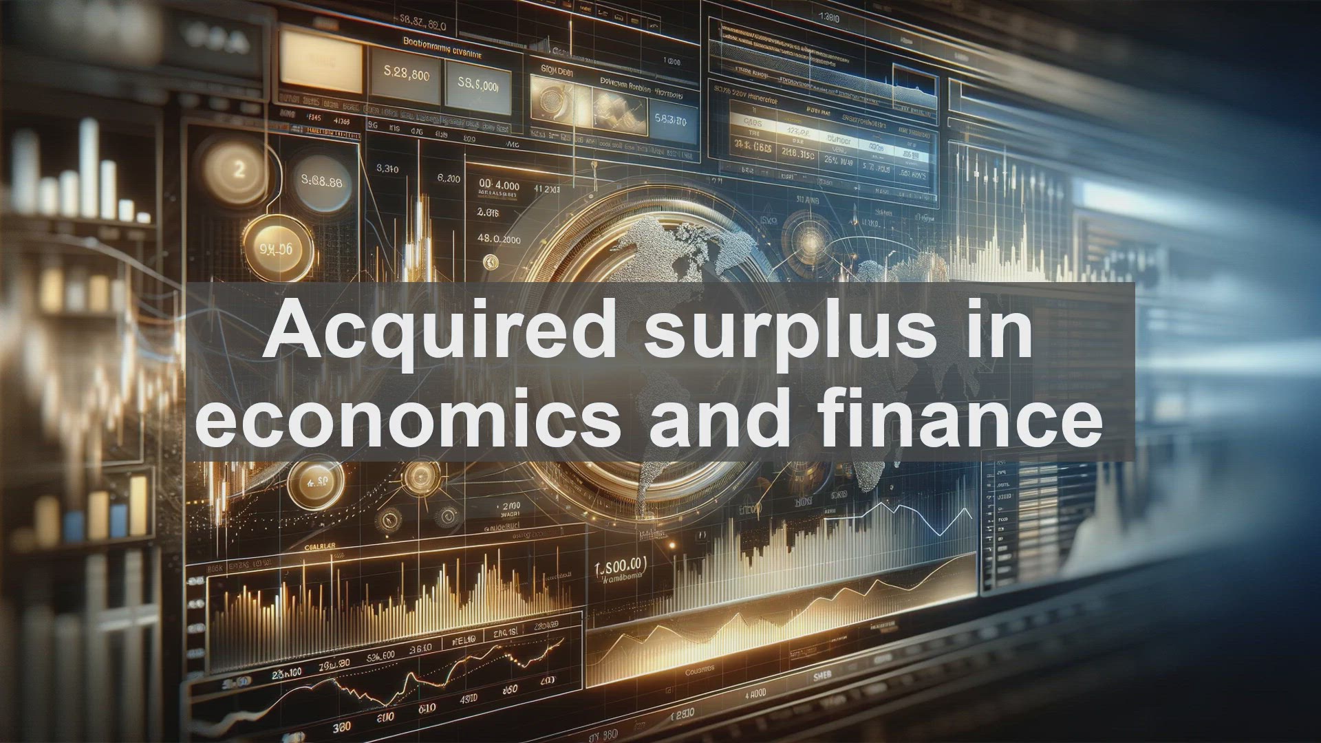 'Video thumbnail for Acquired surplus in economics and finance'