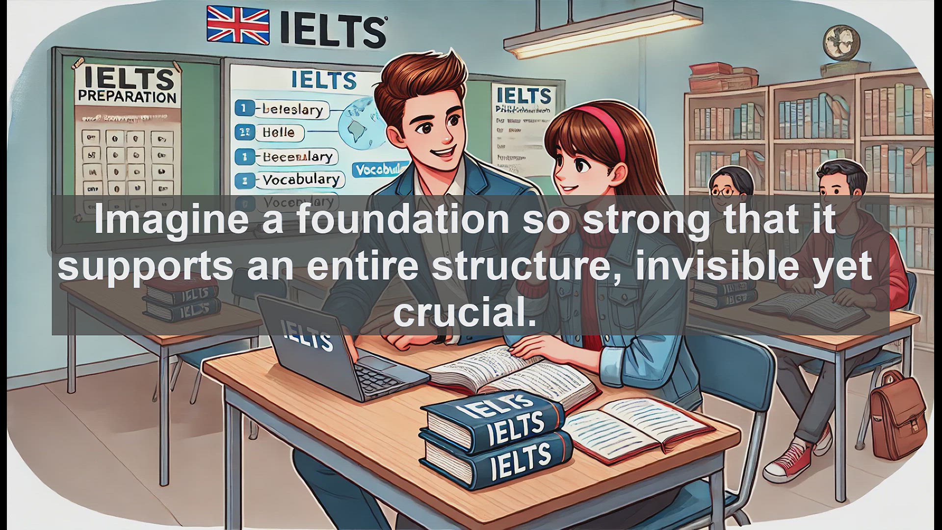 'Video thumbnail for 2000 Must Know IELTS 9.0 Vocabulary - Mastering 'Undergird': Boost Your IELTS Score to 9.0'