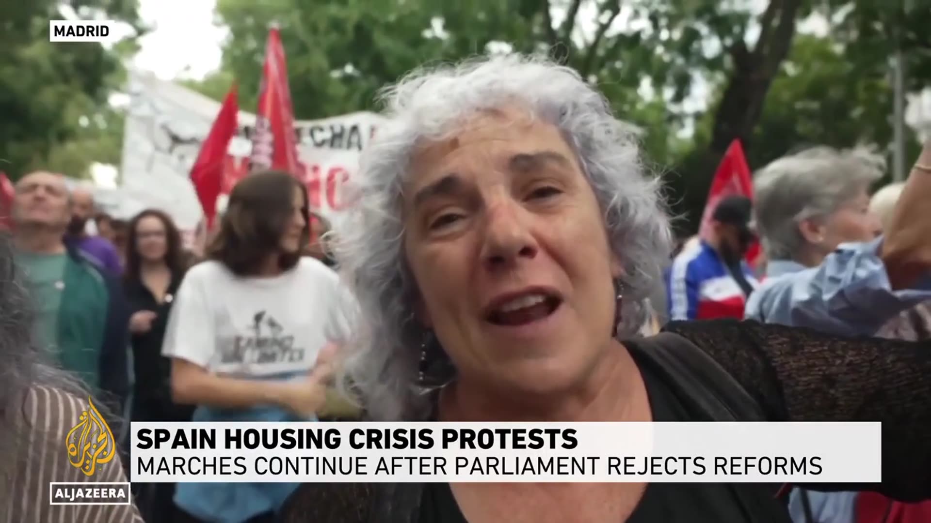 Video thumbnail for Could Spain's housing protests force a snap election: Analysis