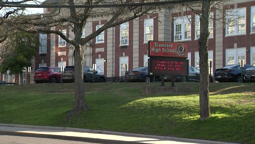 Video thumbnail for 'Do it the right way.' Local, state teachers unions call for reversal of dozens of reassignments, layoffs in Stamford