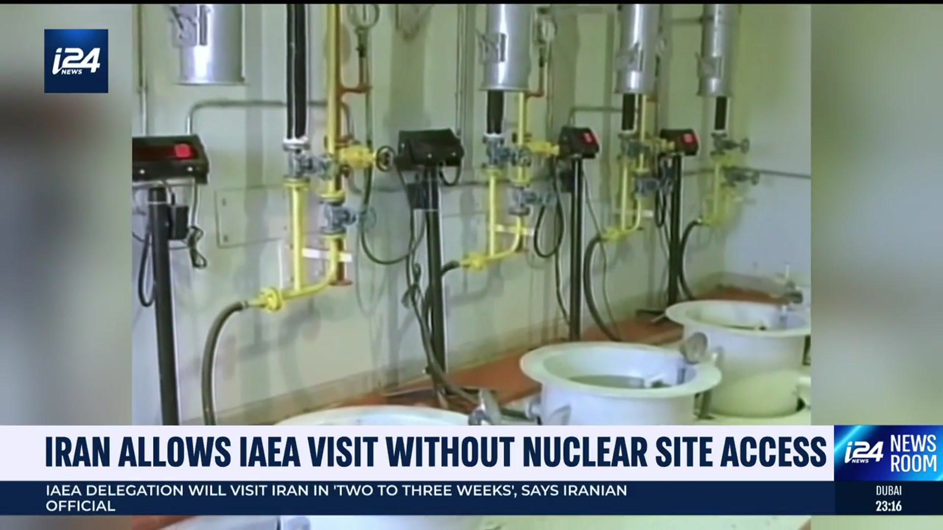 'Video thumbnail for Iran allows IAEA visit without nuclear site access'