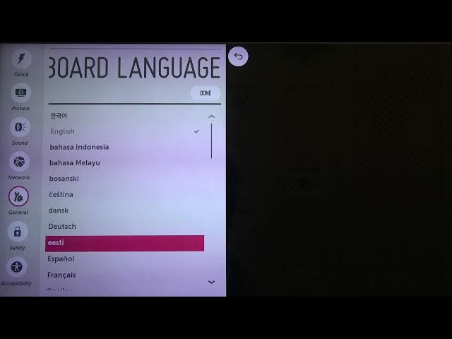 Video thumbnail for How to Change Keyboard Language in LG LED Smart TV? (LG39LB650V)