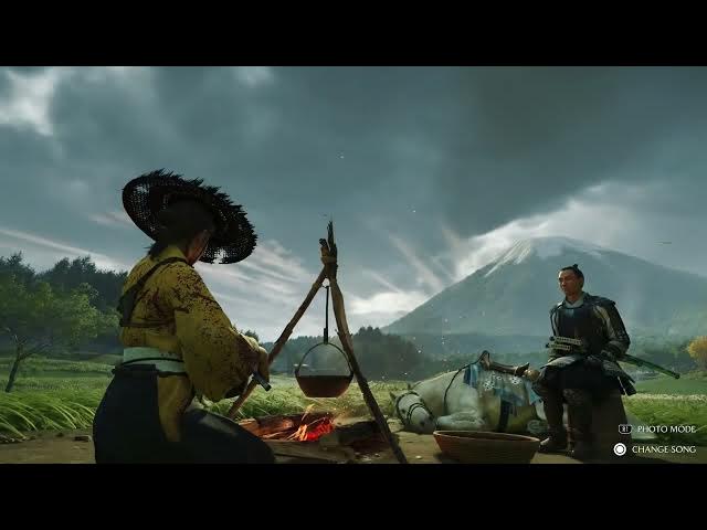 Video thumbnail for Ghost of Yotei - Chapter 1 Start A Camp: Talk with Matsumae "The Kitsune?" | Lord Saito Nightmare