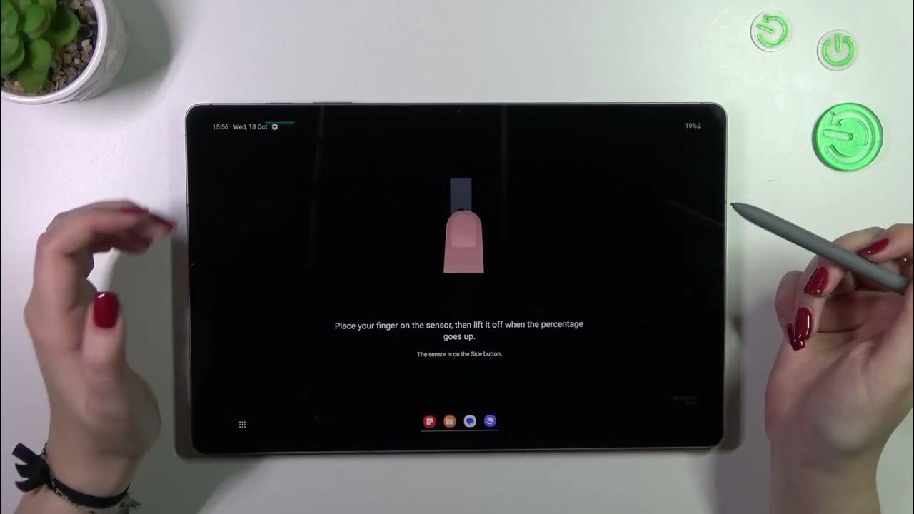 Video thumbnail for How to Add Fingerprint on SAMSUNG Galaxy Tab S9 FE+: Secure Your Tablet with a Touch!