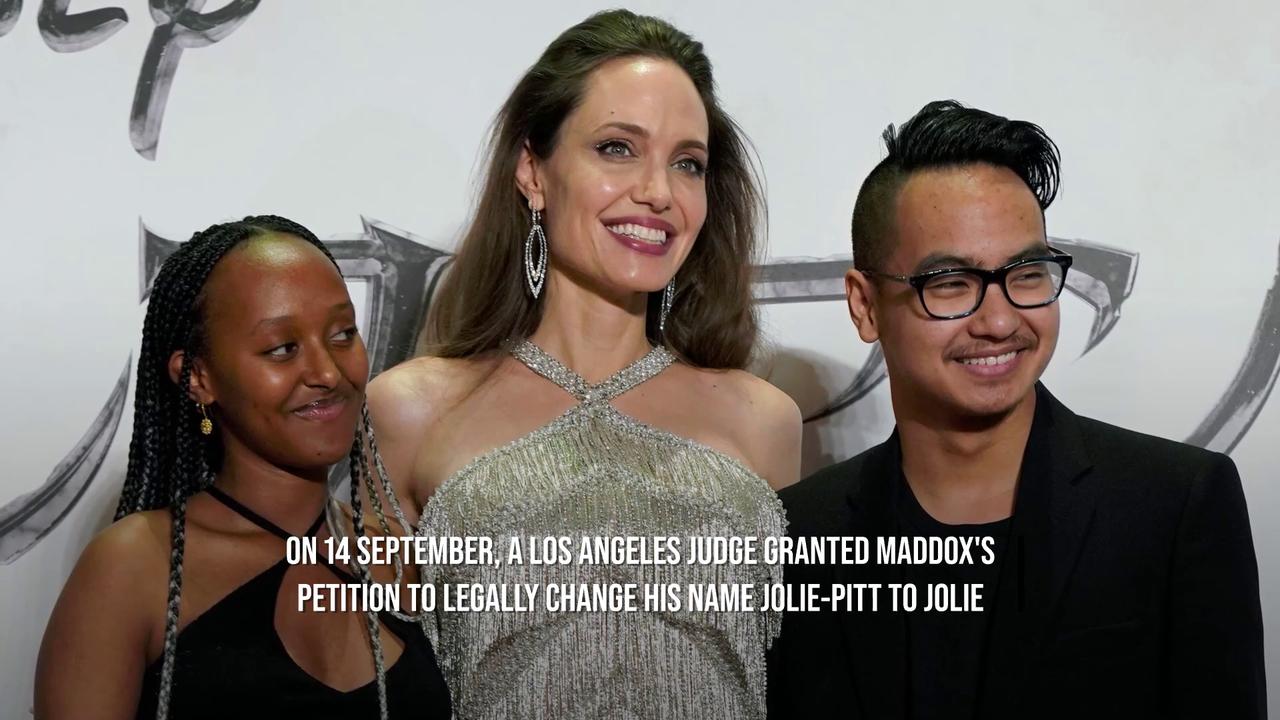 Video thumbnail for IN CASE YOU MISSD IT: Angelina Jolie and Brad Pitt's daughter Zahara legally drops father's last name.