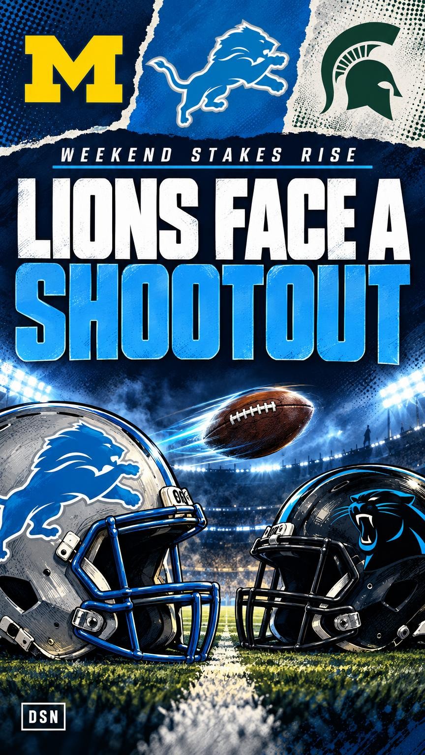 Video thumbnail for Michigan, Michigan State and the Lions all enter the weekend with something to prove