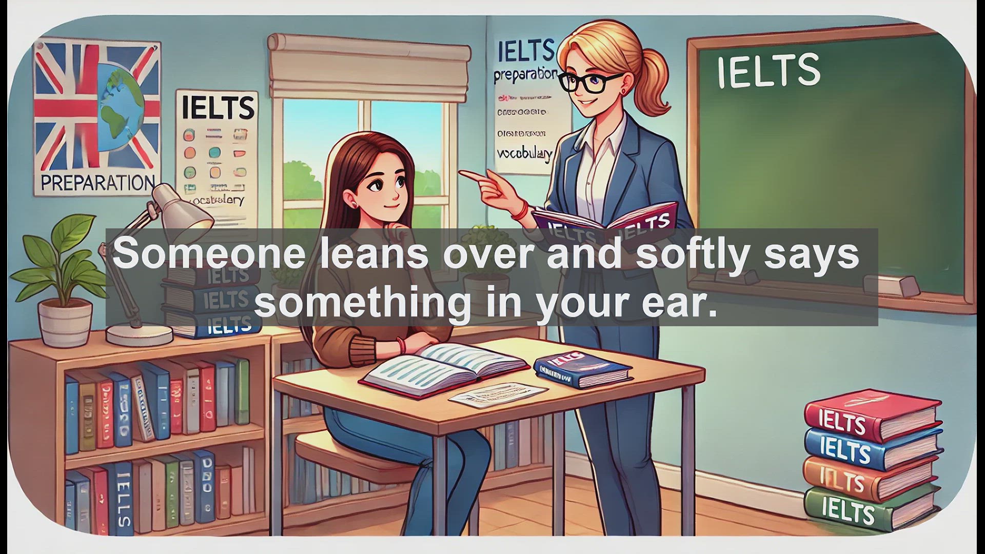 'Video thumbnail for 2500 Must Know IELTS 6.5 Vocabulary - Understanding 'Whisper': A Soft-Spoken Word Guide'