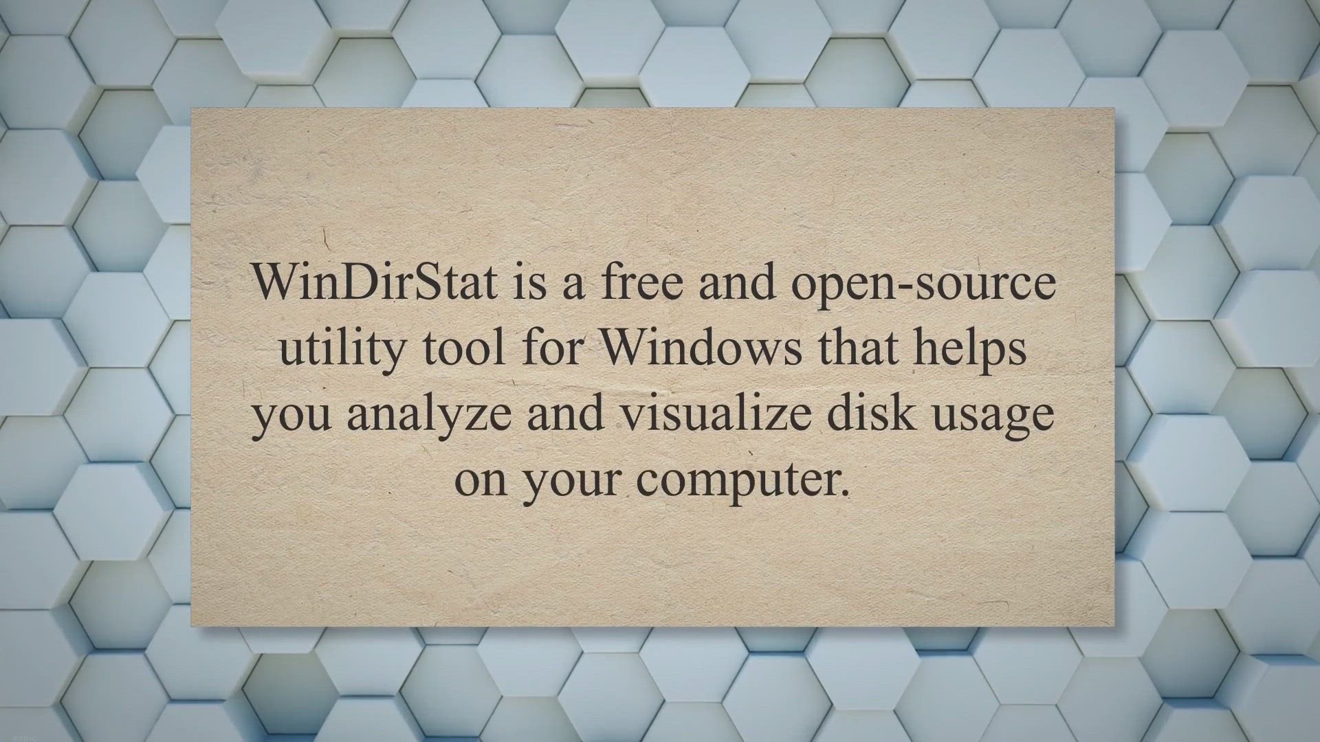 'Video thumbnail for Free Up Valuable Disk Space with WinDirStat: A Detailed Overview'