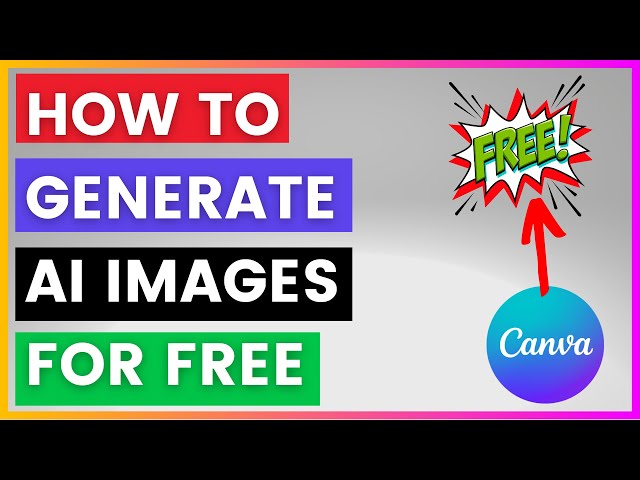 Video thumbnail for How To Generate AI Images For Free in Canva? [in 2025]