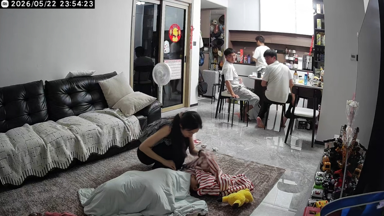Video thumbnail for Startled Sleeping Boy’s Surprise Wake-Up in Guangdong