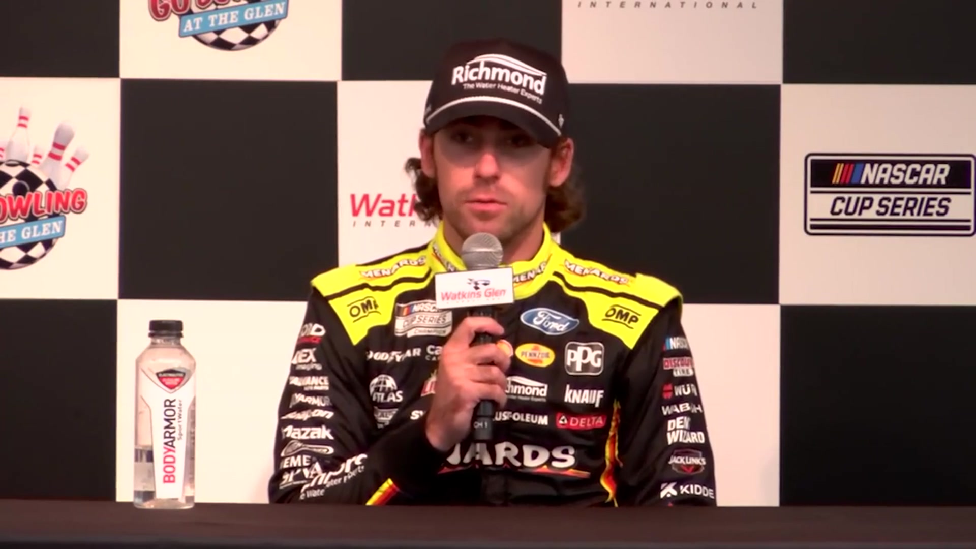 'Video thumbnail for Ryan Blaney Defeats Shane Van Gisbergen for The Pole at Watkins Glen International'