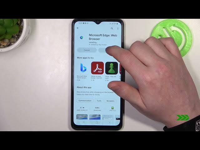Video thumbnail for How to Start Using Microsoft Edge on Samsung Galaxy A04 - Install Microsoft Edge Browser