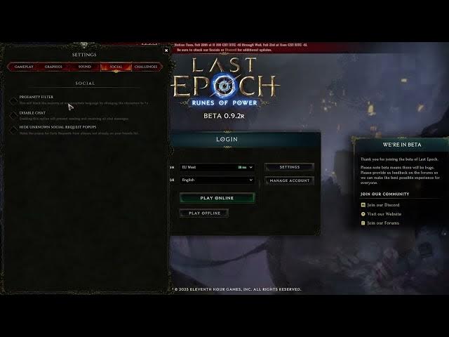 Video thumbnail for How To Enable & Disable Profanity Filter In Last Epoch