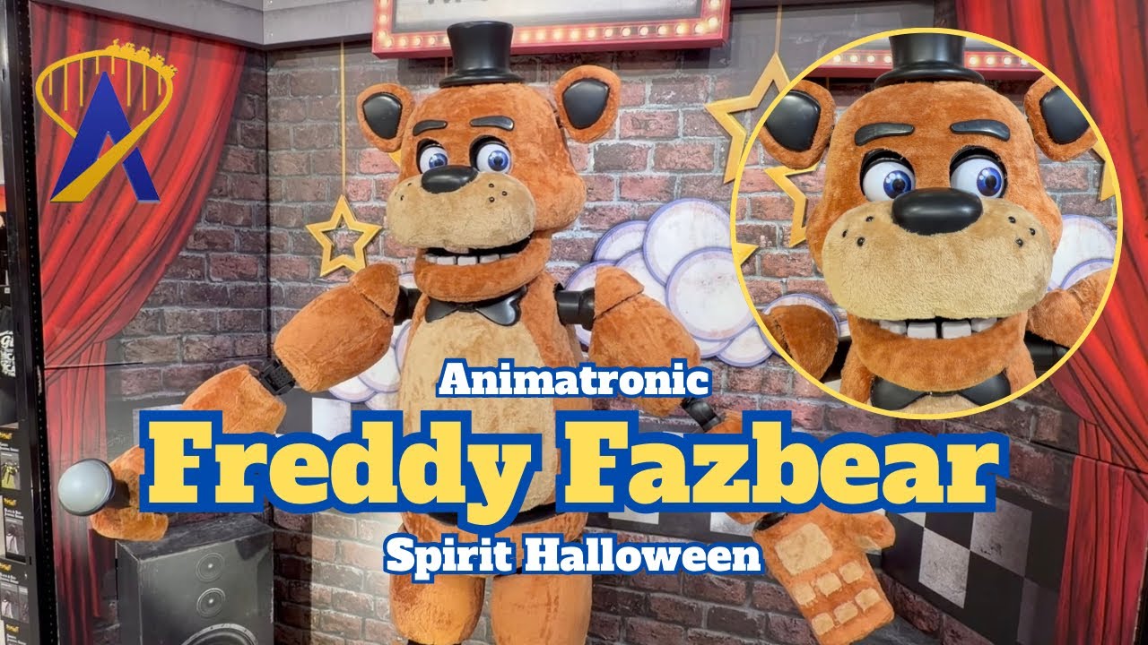Video thumbnail for Close Look At Freddy Fazbear Animatronic From Spirit Halloween