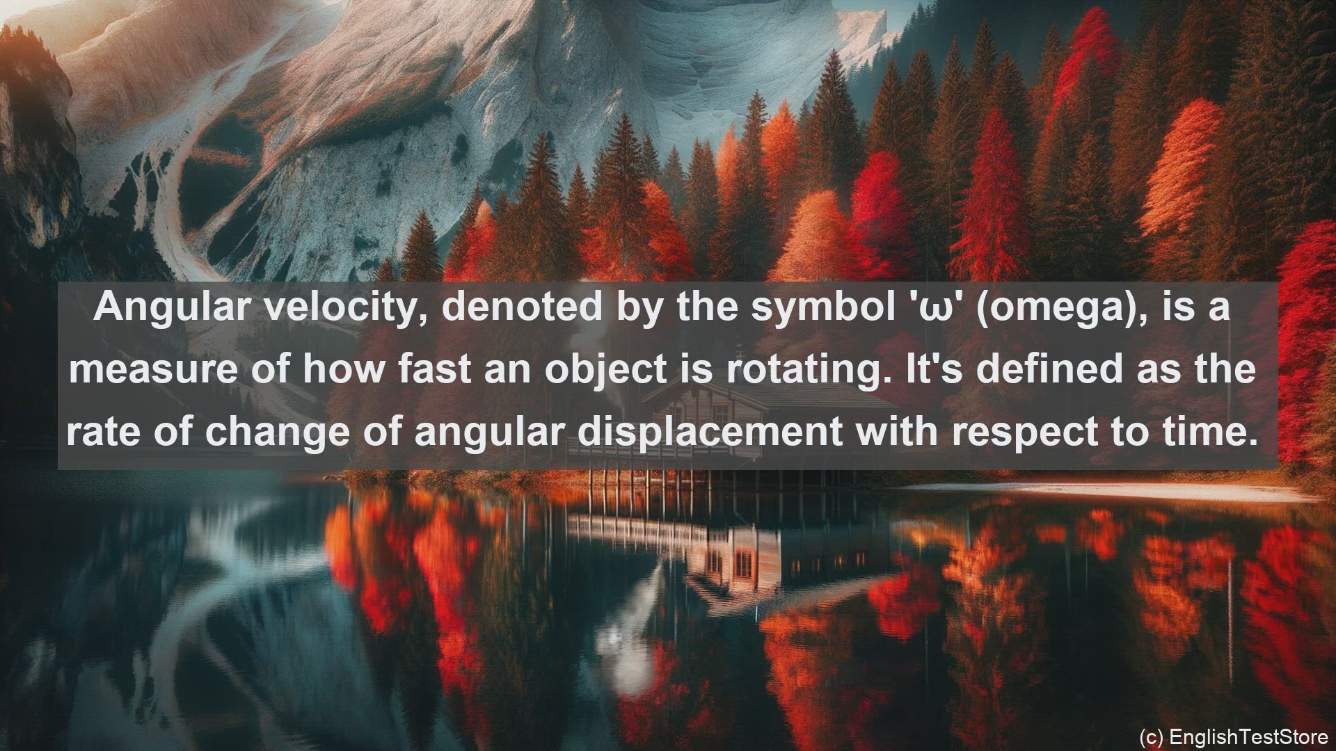 'Video thumbnail for Angular velocity in science  definition and examples'