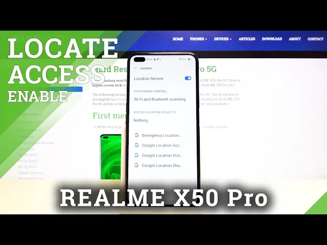 Video thumbnail for How to Disable Location of Realme X50 Pro - Location Options