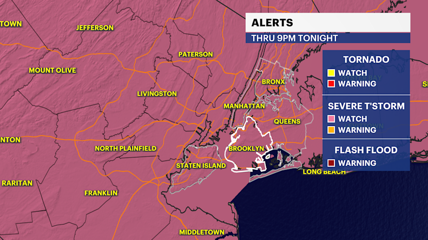 Video thumbnail for STORM WATCH: Severe thunderstorm watch until 9 p.m.