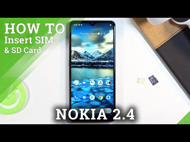 Video thumbnail for How to Insert Nano SIM & Micro SD Cards in NOKIA 2.4 – SIM & SD Installation