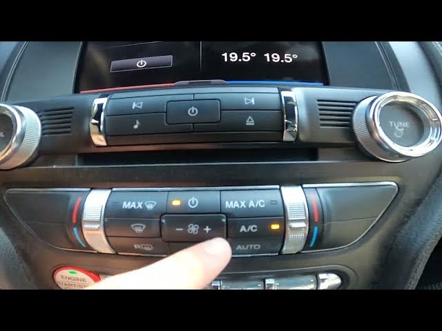 Video thumbnail for How to Change Airflow Power in Ford Mustang VI ( 2014 – now ) | Adjust Blowing Power