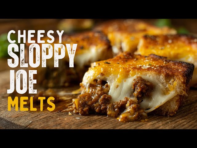 Video thumbnail for Cheesy Garlic Bread Sloppy Joe Melts | Easy 30-Minute Comfort Food