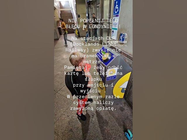 Video thumbnail for Nie popełnij tego błędu w Londynie #dlr #londontransport #londonfun #londonlife #londonwithkasia