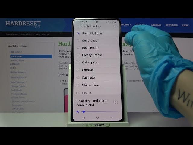 Video thumbnail for How to Set Up Alarm in SAMSUNG Galaxy A52s 5G – Alarm Clock