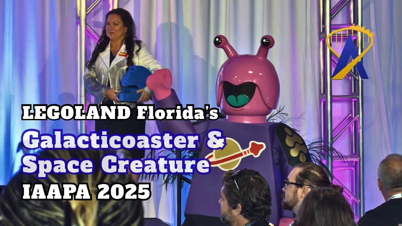 Video thumbnail for Legoland GalactiCoaster Preshow Video and New Character