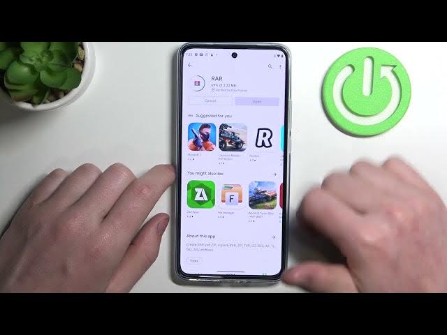 Video thumbnail for How to Install Unpacking/Packing App in MOTOROLA Edge 30 – RAR & Zip App