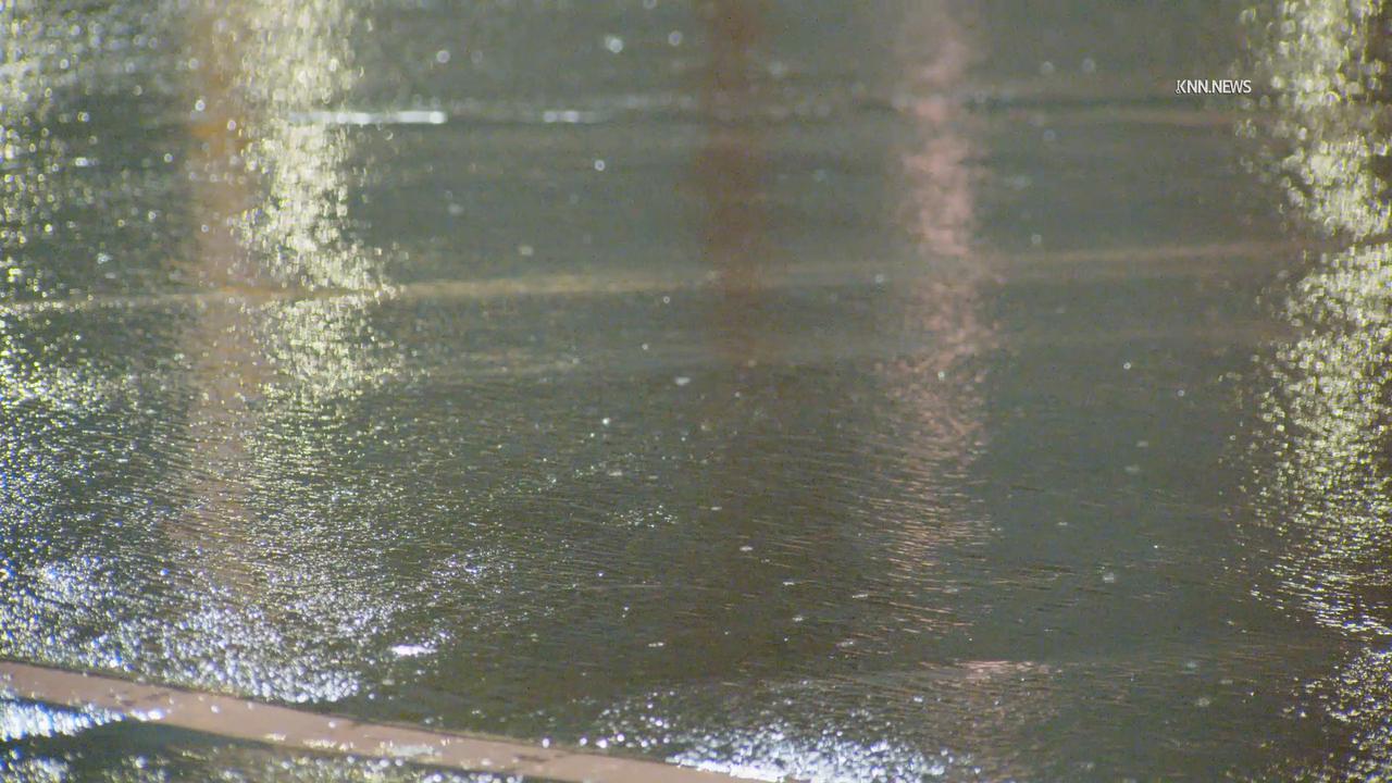 Video thumbnail for US, Los Angeles: Baldwin Park Overnight Rain.
