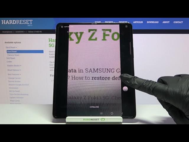 Video thumbnail for How to in Record Hyperlapse with Samsung Galaxy Fold 3 5G - Make Motion Shots