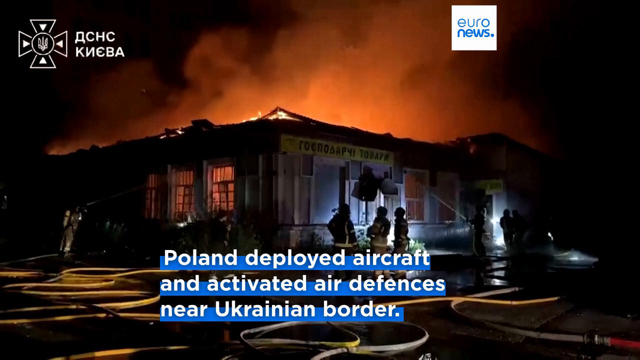 Video thumbnail for 16 killed, 33 injured in Russian strikes on Kyiv and surrounding region