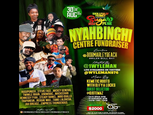 Video thumbnail for @TRAPANEURVEVO-xt4sb Live Performance | Nyahbinghi Center Fundraiser | Bob Marley Beach