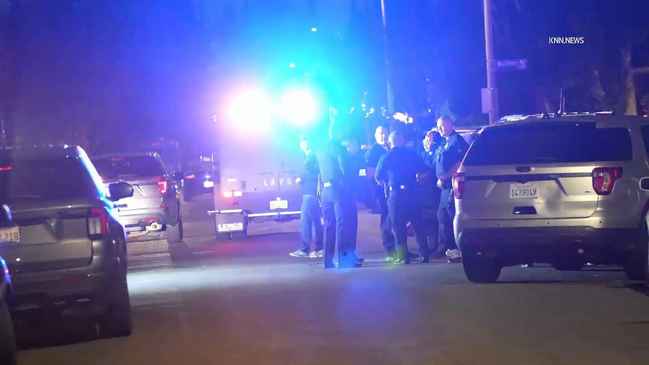 Video thumbnail for US, Los Angeles: Northridge Stabbing Suspect Barricades in SWAT Standoff.