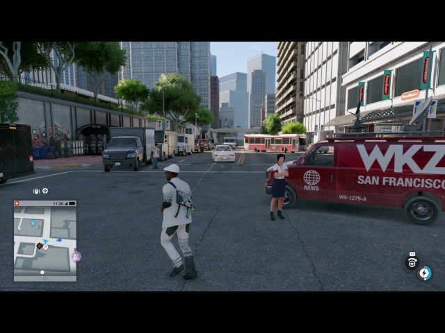 Video thumbnail for Watch Dogs 2 - Marcus Holloway Dances on Cars & Causes Accidents in Busy Intersection Gameplay Pro
