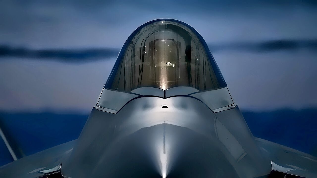 Video thumbnail for F-22 Pilot Preps For Night Flight