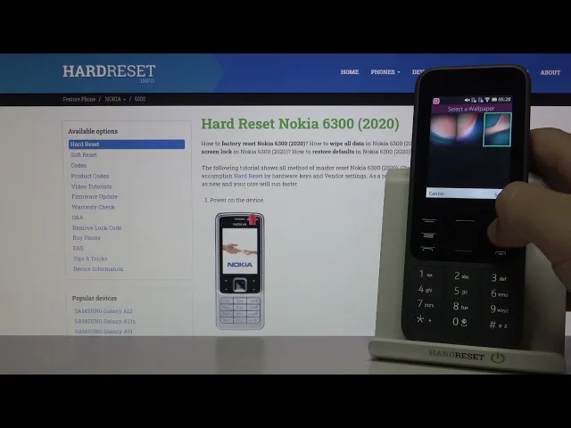 Video thumbnail for How to Find Wallpapers in NOKIA 6300 (2020) - Find Default Wallpapers