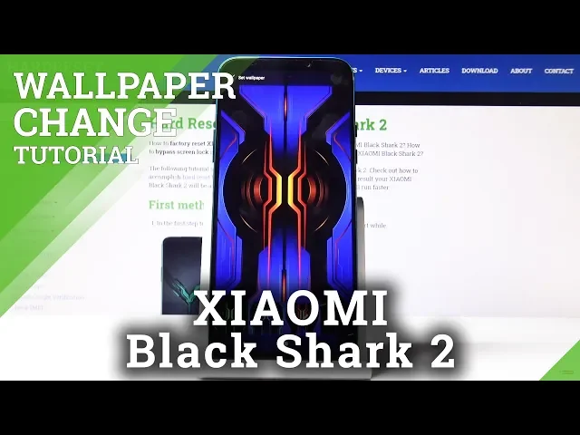 Video thumbnail for How to Choose Screen Wallpapers on Xiaomi Black Shark 2 - Set Image