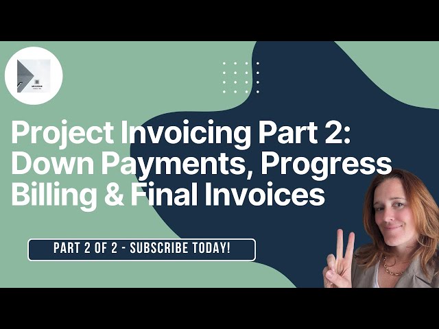 Video thumbnail for ConnectWise Project Invoicing Part 2: Down Payments, Progress Billing & Final Invoices Done Right