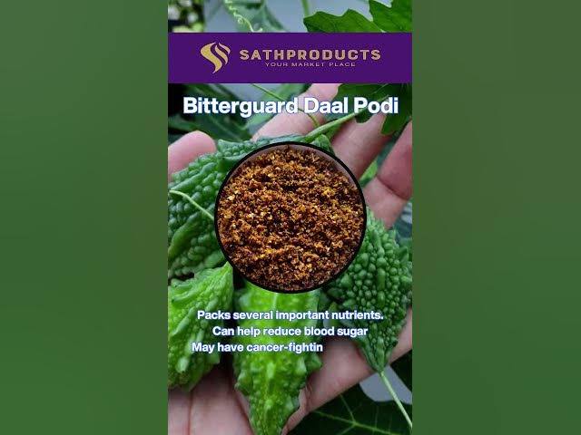 Video thumbnail for Health benefit of Bitterguard Daal Podi.