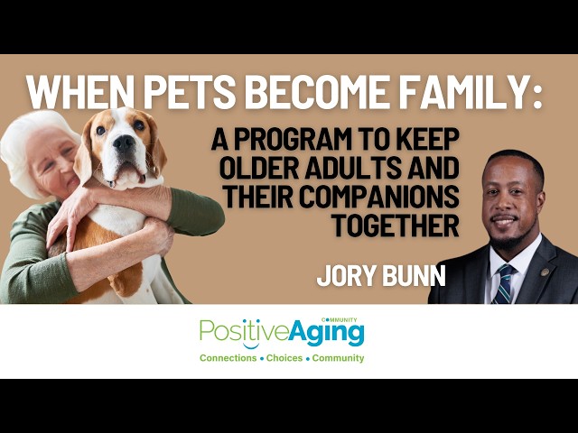 Video thumbnail for When Pets Become Family: A Program to Keep Older Adults and Their Companions Together