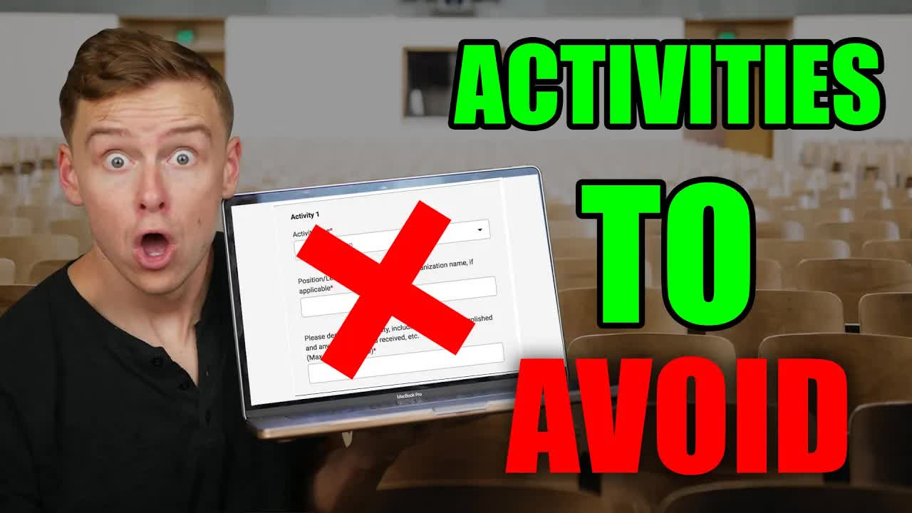 Video thumbnail for shane hummus: avoid these useless college application activities!