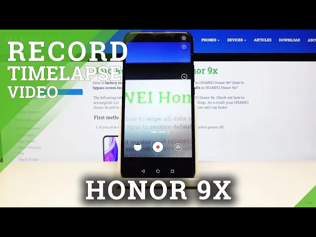 Video thumbnail for How to Create Timelapse Video in Honor 9X - Record Timelapse