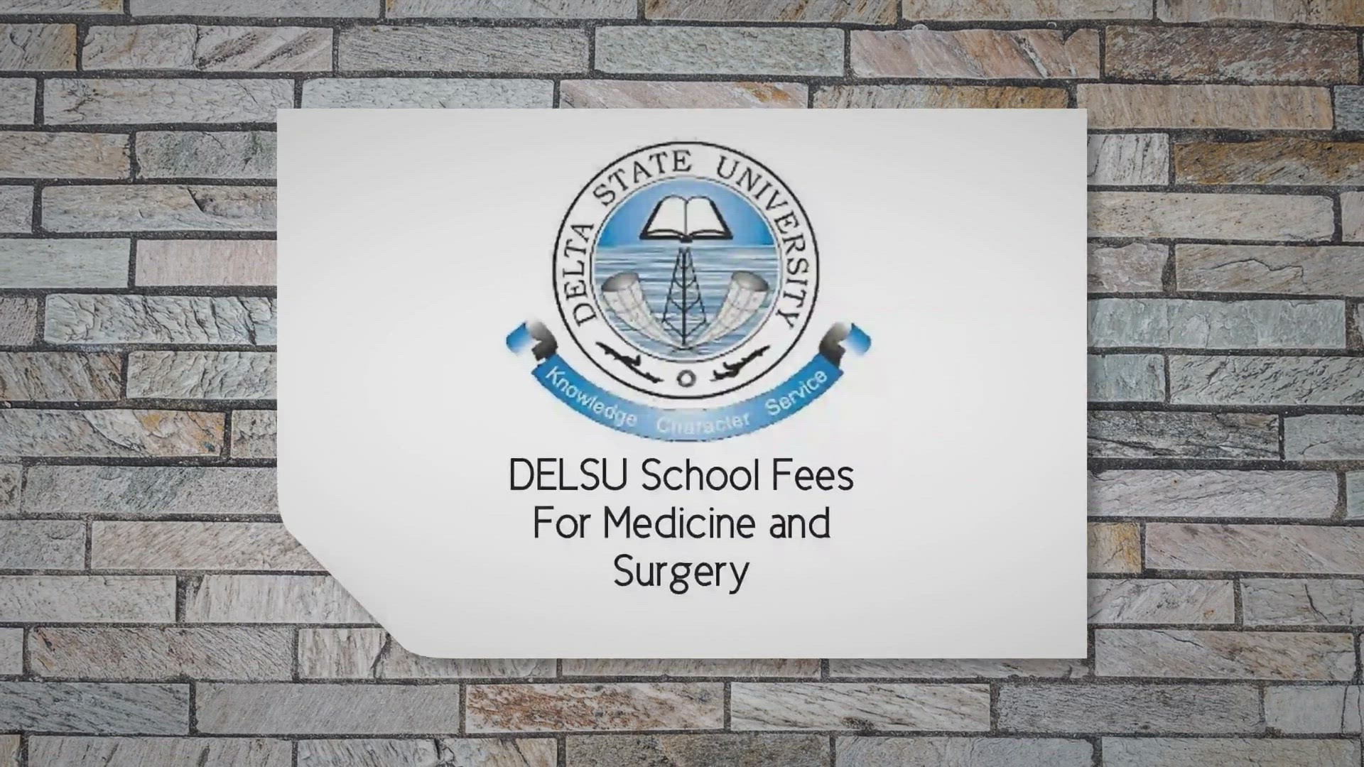 Video thumbnail for DELSU School Fees For Medicine and Surgery